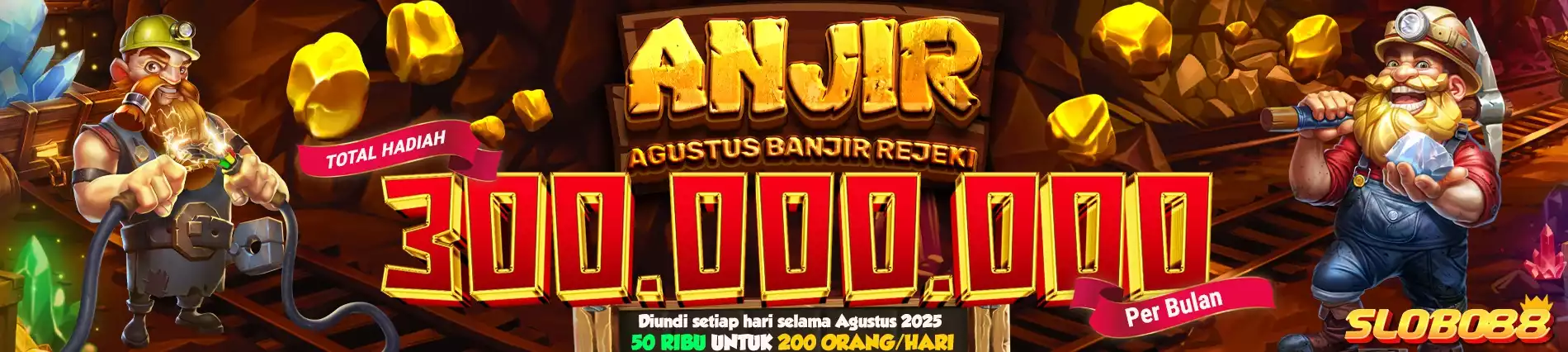 Promo Member Baru SLOBO88 - Bonus 50% untuk Semua Provider Slot